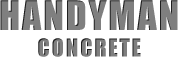 Handyman Concrete Logo